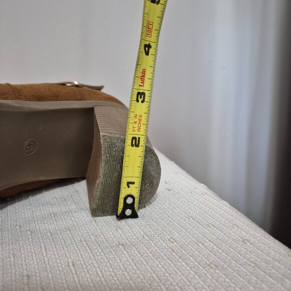 Rusty Brown Faux Suede Booties - Picture 11 of 12